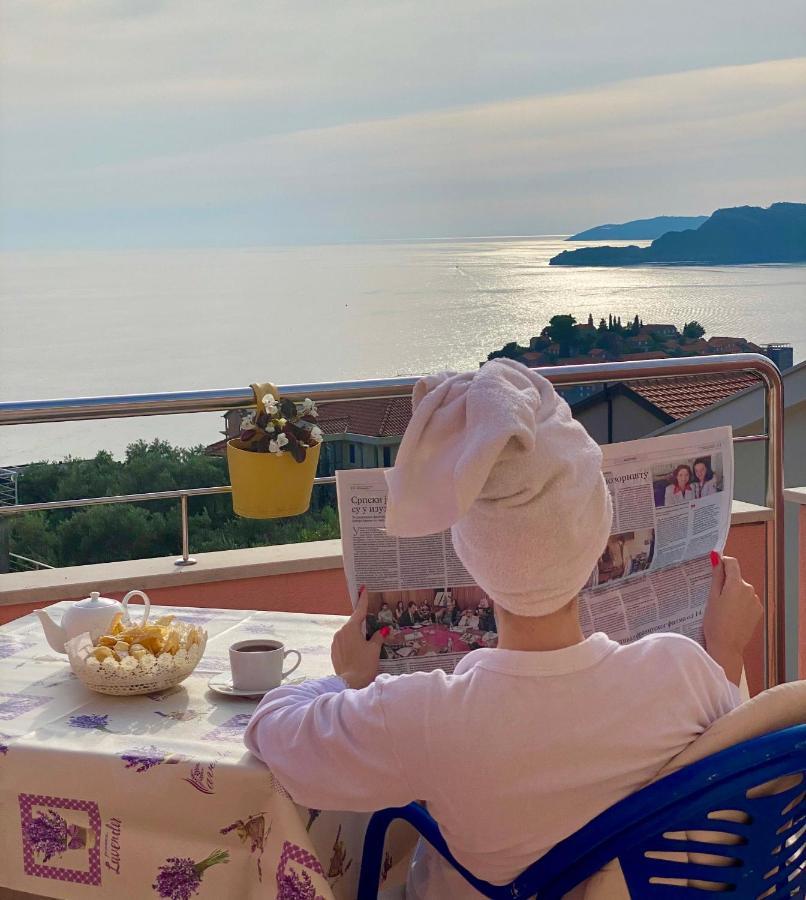 Apartmani Nica Sveti Stefan Exteriör bild