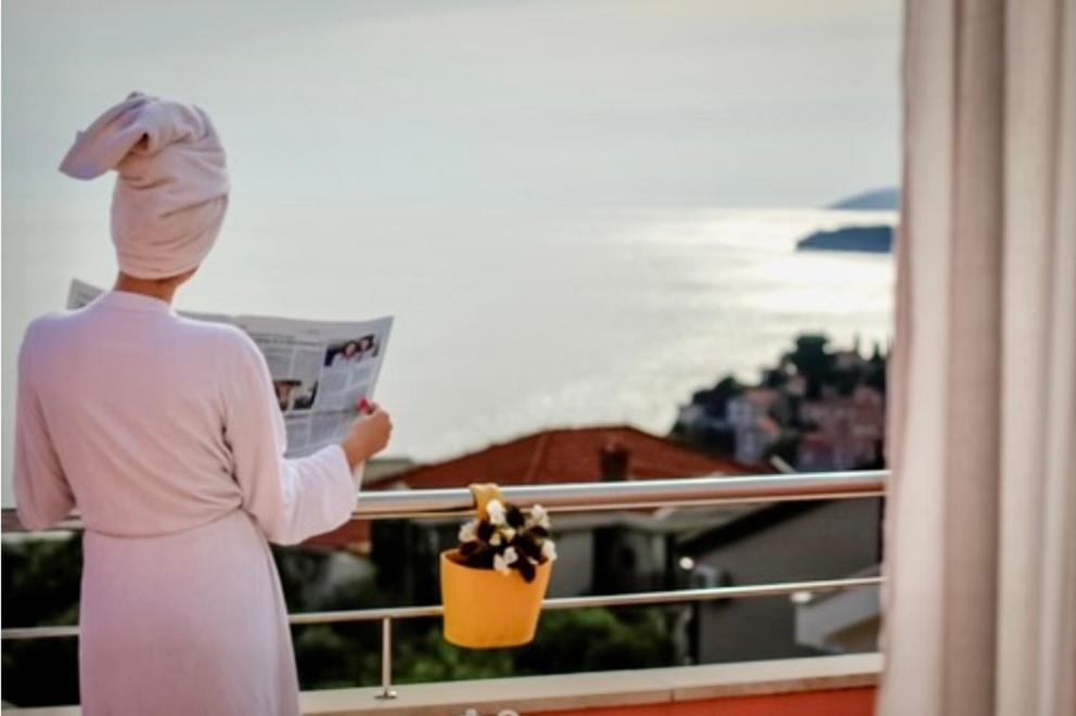 Apartmani Nica Sveti Stefan Exteriör bild